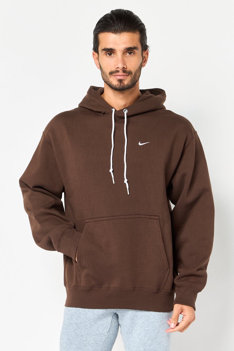 Nike Men Loose Fit Long Sleeve Outdoor Hoodie, Brown - Image 1