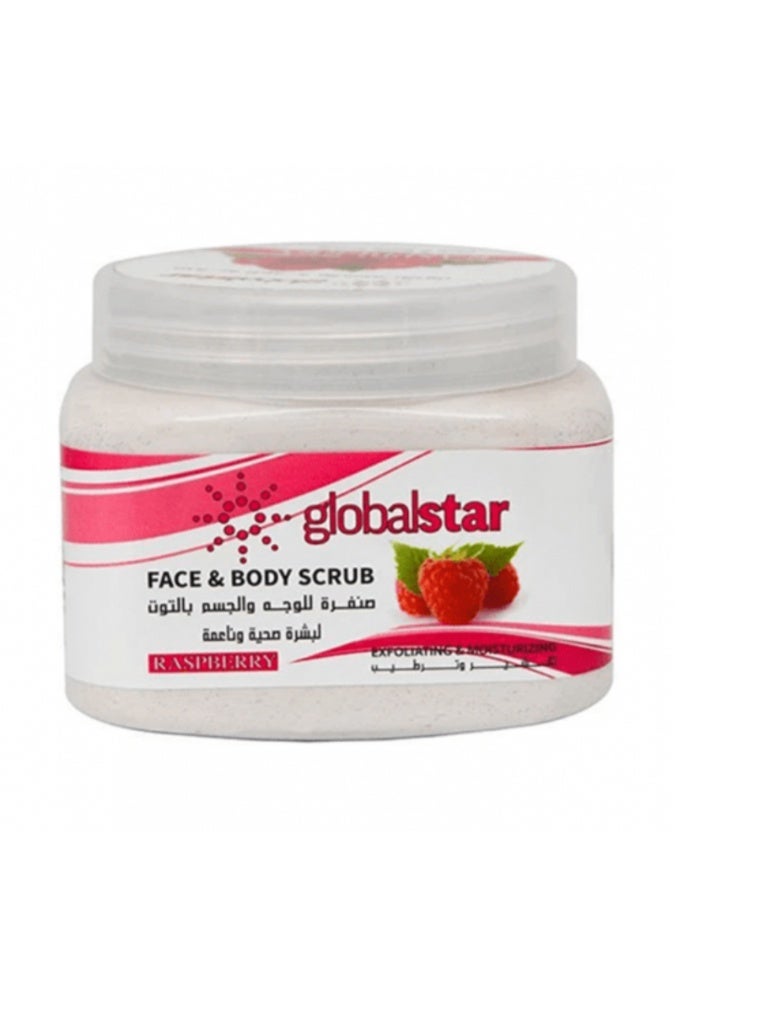 Globalstar Face And Body Scrub Raspberry 500 ml