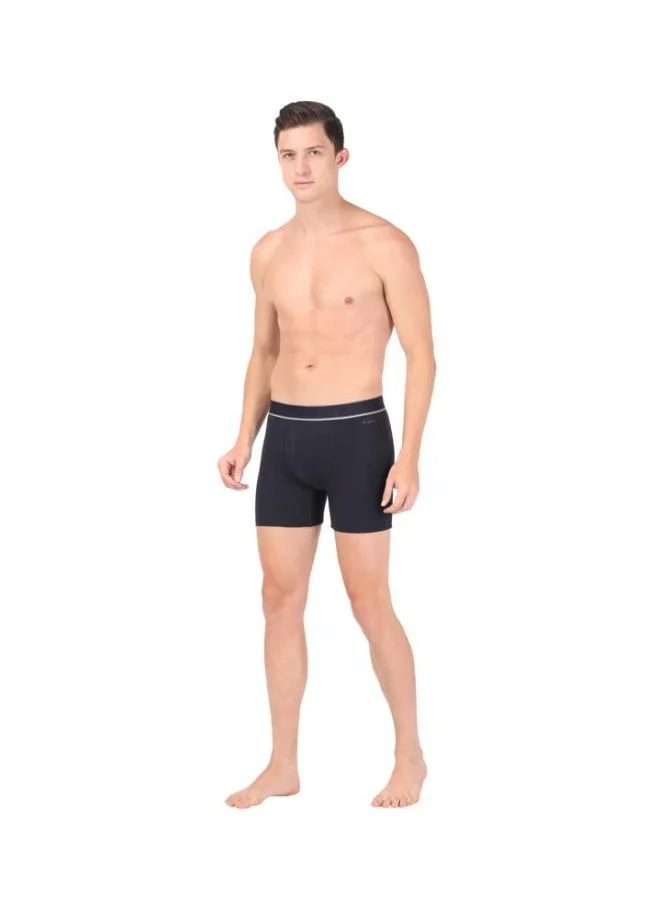Jockey True Navy HG17 Men Tencel Micro Modal Elastane Stretch Solid Boxer Brief with Natural Stay Fresh Properties for Men | Best Price UAE