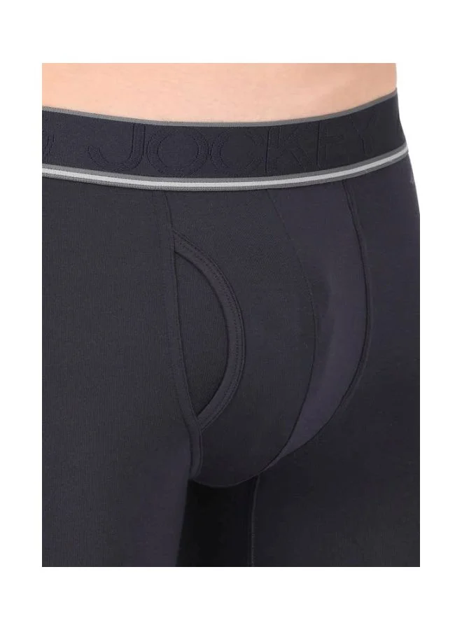 Jockey True Navy HG17 Men Tencel Micro Modal Elastane Stretch Solid Boxer Brief with Natural Stay Fresh Properties for Men | Best Price UAE