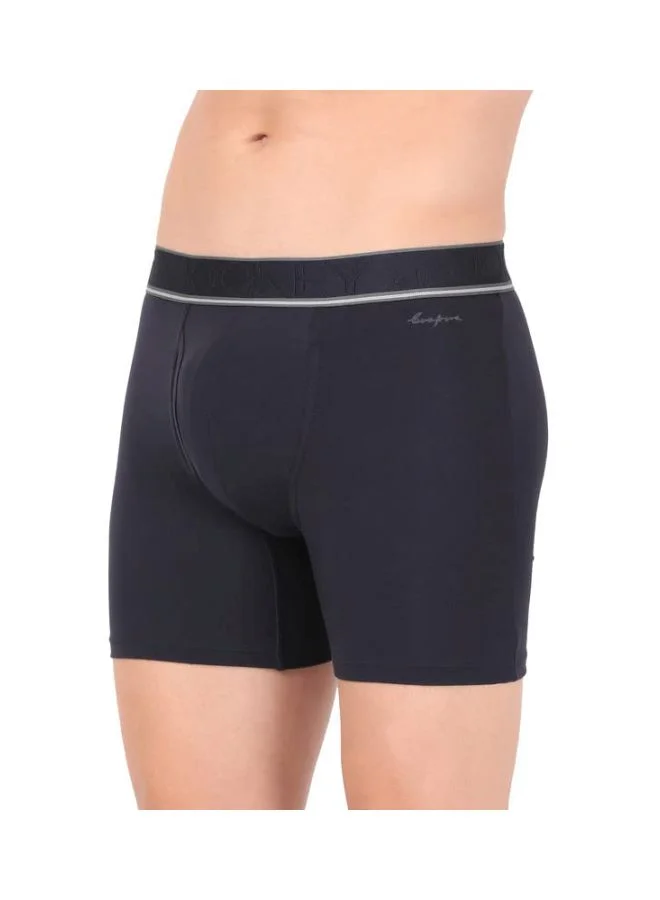 Jockey True Navy HG17 Men Tencel Micro Modal Elastane Stretch Solid Boxer Brief with Natural Stay Fresh Properties for Men | Best Price UAE