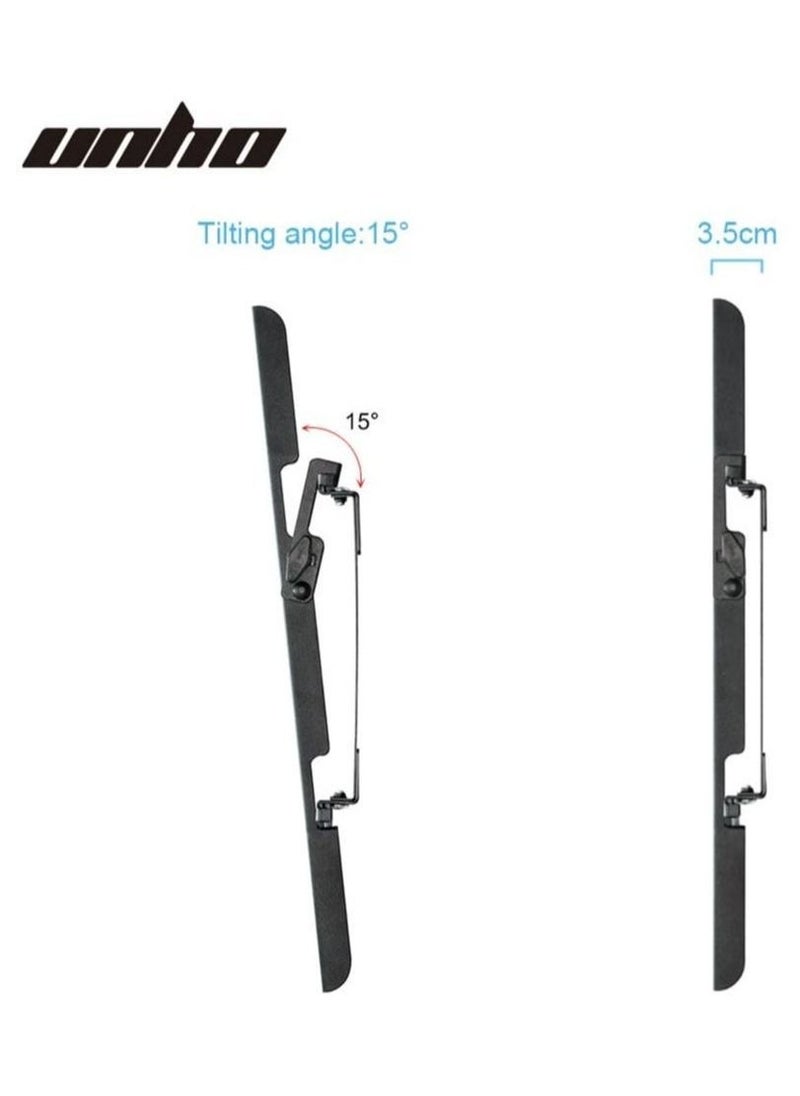 Tilting TV Wall Mount, TV Wall Mount for 32-85 Inch TV, Monitor Wall Mount for LED LCD Plasma 15˚ Tilting Load 60 kg VESA Max 800 x 400 with Level - Image 4