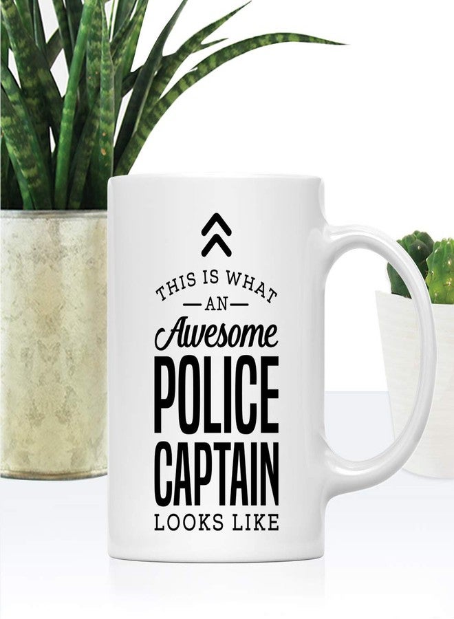 Andaz Press 11oz. Ceramic Coffee Tea Mug Gift, This is What an Awesome Police Captain Looks Like, 1-Pack, Birthday Gift Ideas Coworker Him Her, Includes Gift Box - Image 2