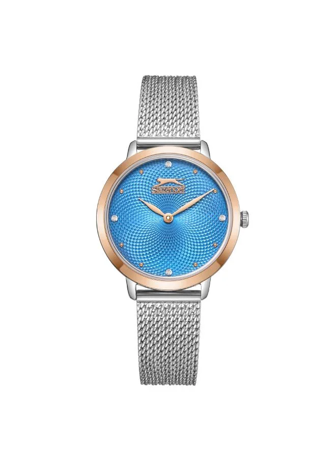 Slazenger SLAZENGER SL.9.2397.3.04 Women's Analog Display Watch & Mesh Strap Silver