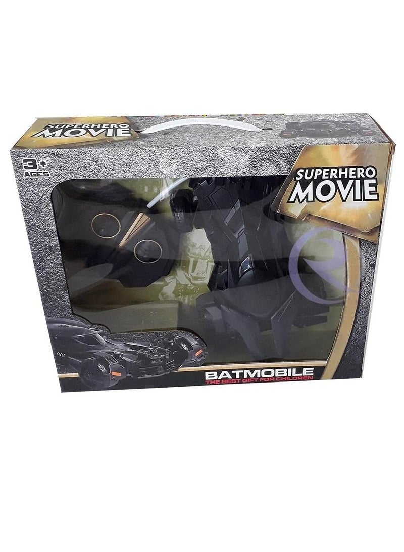 سيارة باتمان مزودة بريموت للتحكم عن بعد، أسود - T-23 - Image 3