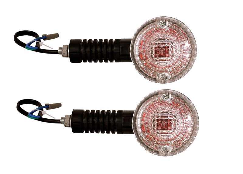 VTRUST Side, Rear Incandescent Indicator Lights for Bajaj Avenger 150, Avenger 200, Yellow, Pack of 2 - Image 3
