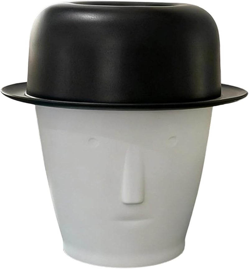 Modern Art Tissue Box Holder Hat Design for Home Office Decoration Kitchen Desktop Storage - Image 2