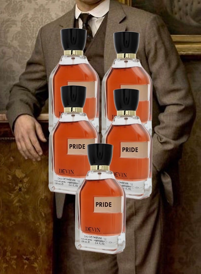 DEVIN 5 Pieces Pride Perfume For Men 100ml EDP - Image 1