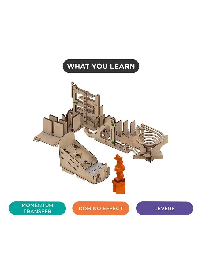 سمارتيفيتي ألعاب تعليمية ذكية، تفاعل متسلسل، دومينو متصادم، ألعاب ممتعة، STEM، ألعاب بناء، هدايا للأولاد والبنات، صنع في الهند، متعدد الألوان - Image 3