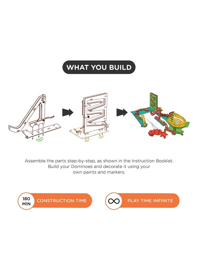 سمارتيفيتي ألعاب تعليمية ذكية، تفاعل متسلسل، دومينو متصادم، ألعاب ممتعة، STEM، ألعاب بناء، هدايا للأولاد والبنات، صنع في الهند، متعدد الألوان - Image 2