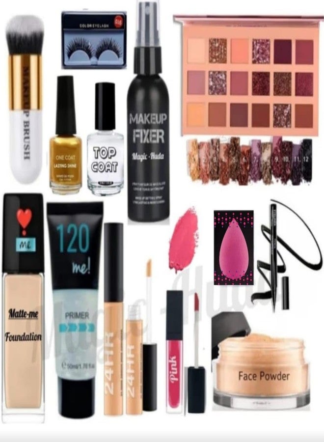 MagicHuda Magic Huda Festive Party Makeup Kit Have Complete Makeup Box For Women Fair l With -13 Essential Products l Waterproof l Bridal Makeup l Full Face Makeup Kit - Image 1