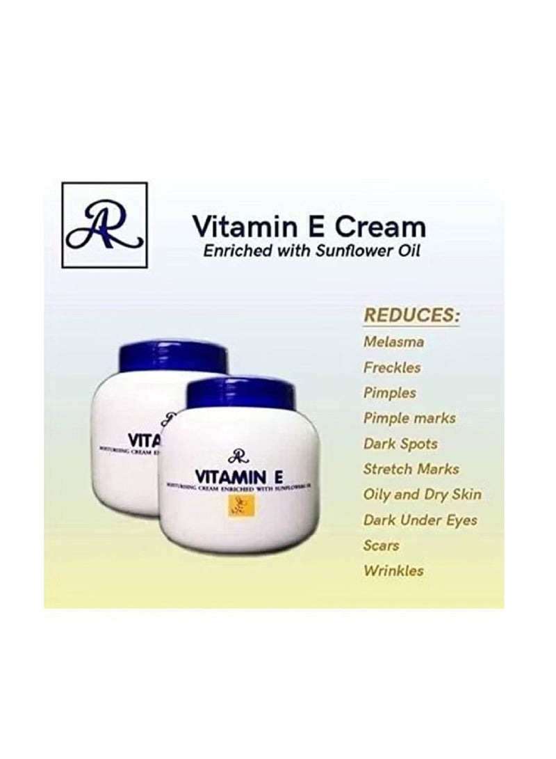 AR 2-Piece Vitamin E Moisturizing Cream And Vitamin E Sun Protect Q10 Plus Cream Set 200grams - Image 2