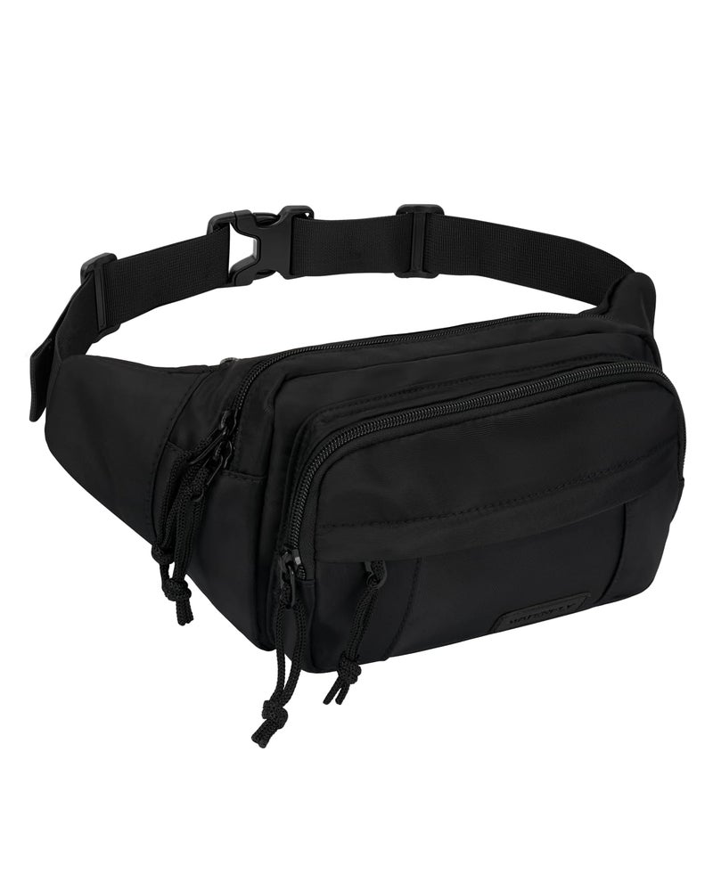 WATERFLY Fanny Pack Waist Packs Large Crossbody Fanny Packs for Women Men with 5 Zipper Pockets Adjustable Strap Waist Bags Hip Pack for Traveling Cycling Running Hiking - Image 2