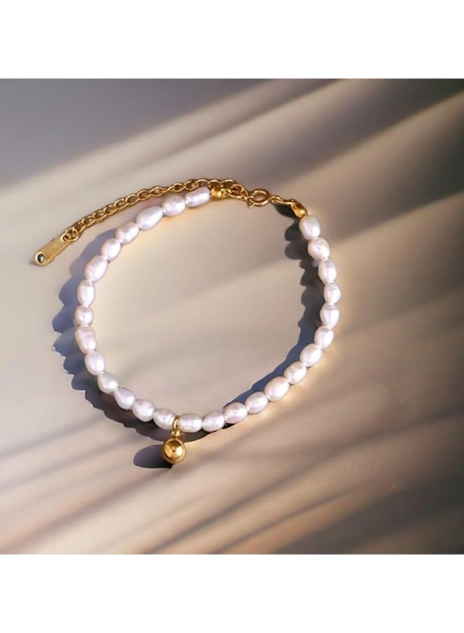 بونكا أساور متنوعة على الموضة النسائية من بونكا  سوار من اللؤلؤ الصناعي - Image 3