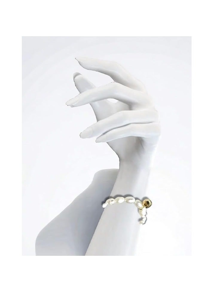 بونكا أساور متنوعة على الموضة النسائية من بونكا  سوار من اللؤلؤ الصناعي - Image 4