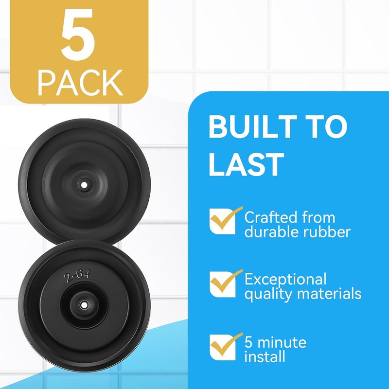Enhon 5 Pcs 83143 Toilet Fill Valve Seal Compatible with Kohler Models, Compatible with 242, 200, 400 and 747 Models Toilet Fill Valve, Durable, Easy DIY Installation - Image 3