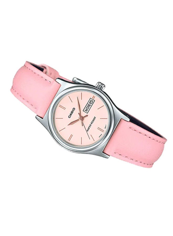 CASIO Leather Analog Watch LTP-V006L-4BUDF - Image 1