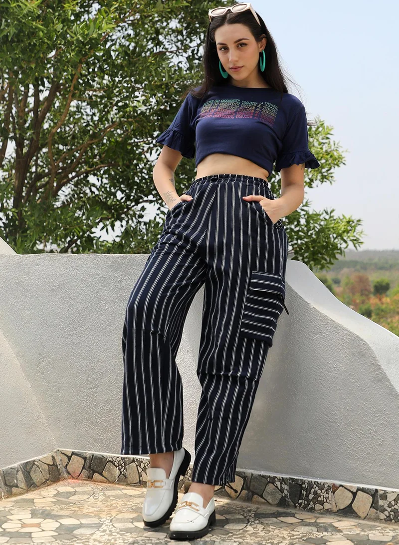 Pinacolada  Women's Indigo Blue Life Is Short Top for Women | Best Price UAE