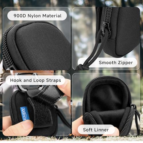 Xxerciz Lighter Cover Case Compatible with Zippo Lighters, Nylon Lighter Pouch Holder with Metal Carabiner, Anti-Scratch Protective Lighter Storage Case with Belt Loop - Image 5