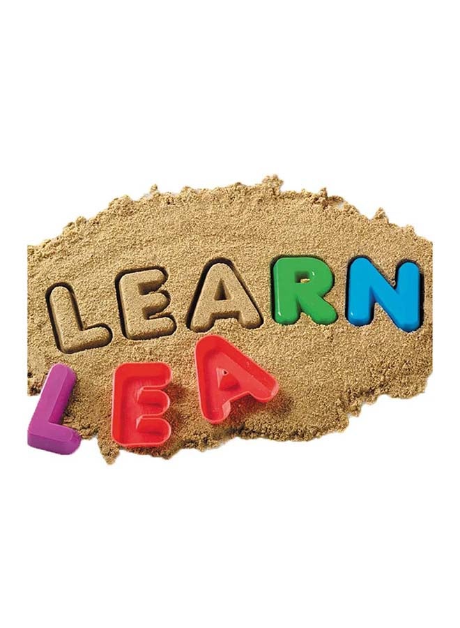 Learning Resources قوالب رملية - حروف الأبجدية الكبيرة (مجموعة من 26 قطعة، بلاستيك أزرق، للأعمار 3+) - Image 2