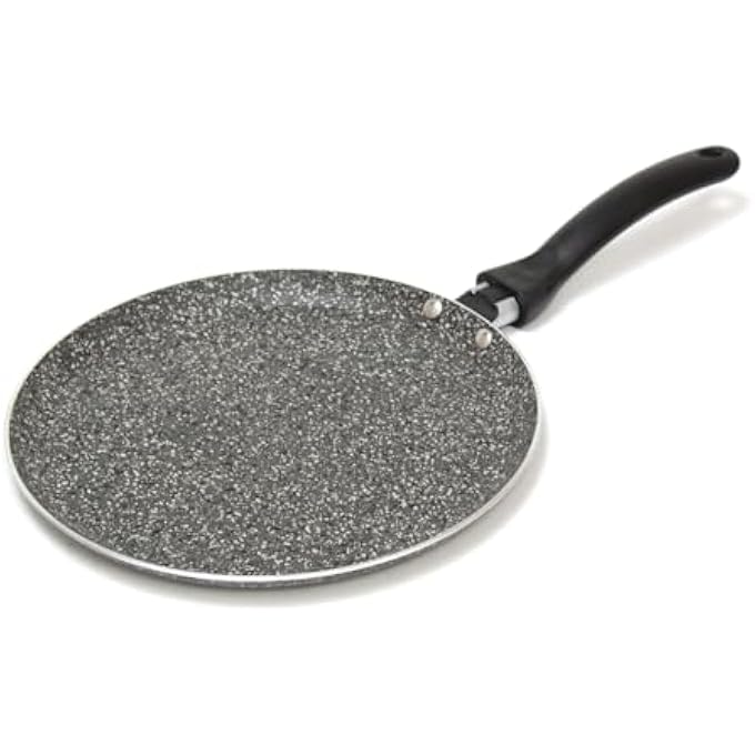 Hascevher Granite Crepe Pan With Grippy Handle  Lavilla Prime Series NonStick Made In Turkey 22Cm - Image 2