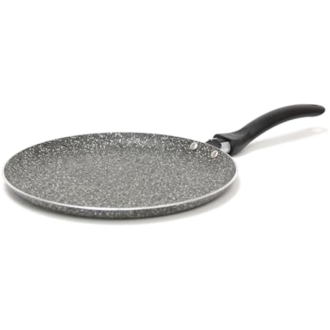 Hascevher Granite Crepe Pan With Grippy Handle  Lavilla Prime Series NonStick Made In Turkey 22Cm - Image 1