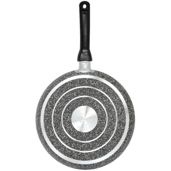 Hascevher Granite Crepe Pan With Grippy Handle  Lavilla Prime Series NonStick Made In Turkey 22Cm - Image 4
