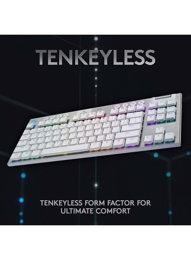 لوجيتيك لوحة مفاتيح G915 TKL ميكانيكية لاسلكية للألعاب بإضاءة RGB ومن دون لوحة أرقام - Image 5