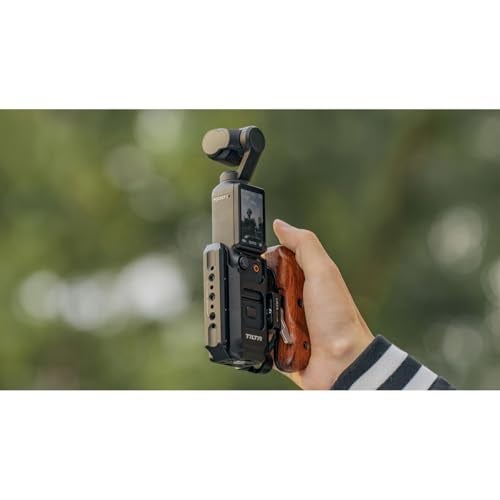 Tilta Accessory Mounting Expander Compatible with DJI Osmo Pocket 34 Slot for a Wrist Strap Stays Secure Within The Cage Protection 1420 Screw Black - Image 3