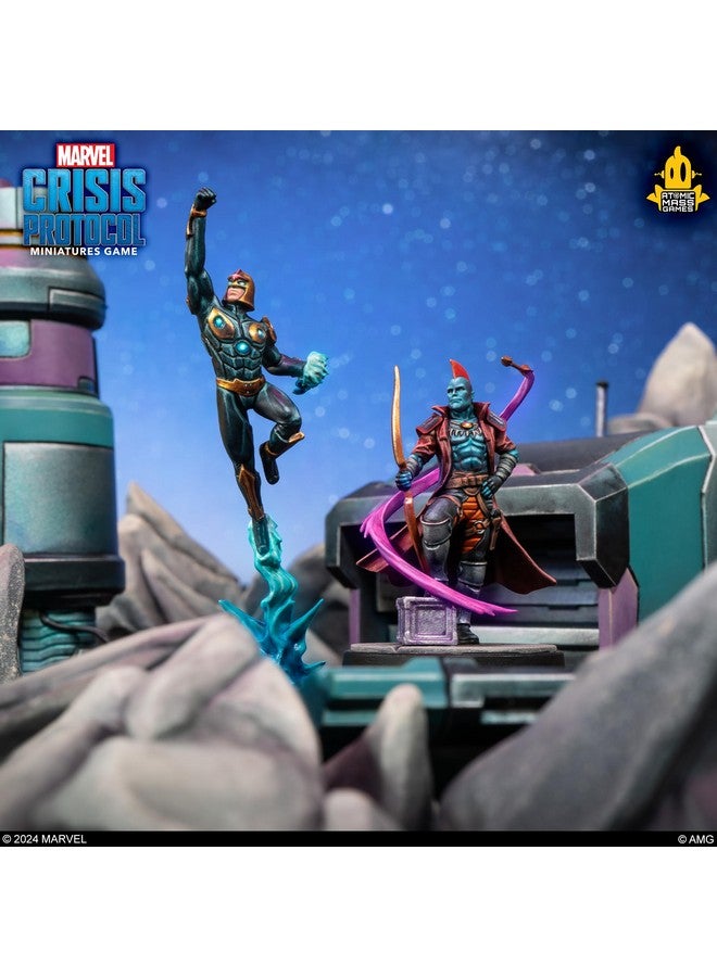 Atomic Mass Games Marvel: Crisis Protocol Nova & Yondu Character Pack - Expand Your Guardians of The Galaxy Team! Tabletop Superhero Game, Ages 14+, 2 Players, 90 Minute Playtime, Made - Image 4