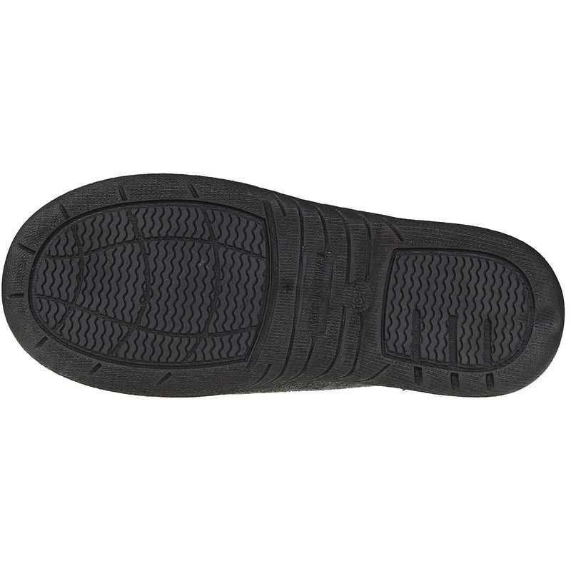 Skysole boys Fleece Soft Closed Back Slippers, Black, 13 Little Kid - Image 4