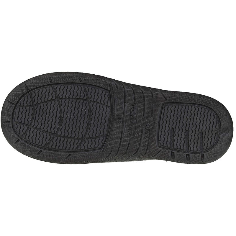 Skysole boys Fleece Soft Closed Back Slippers, Black, 13 Little Kid - Image 5