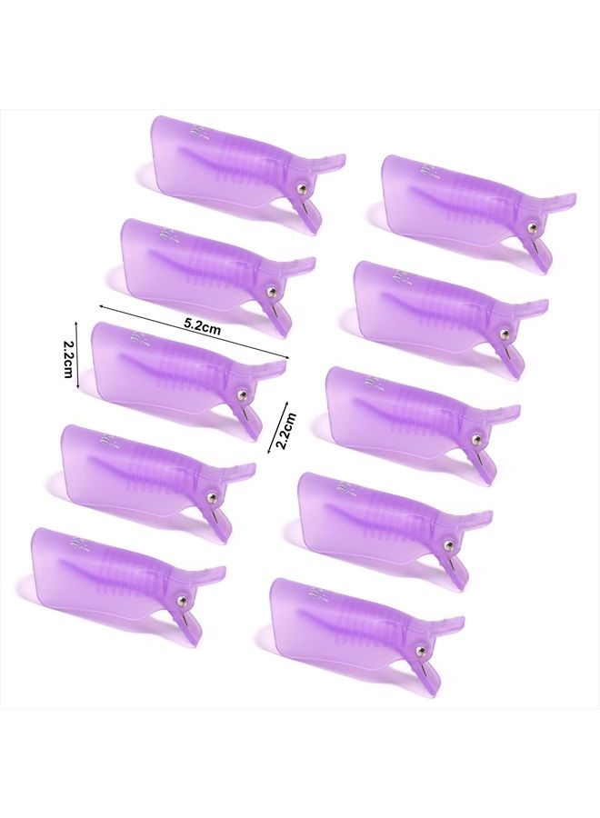 KADS 10PC Acrylic Nail Remover Clips Nail Wrap Tool for Nail Gel Polish Remove Nail Soak Off Cap - Image 4