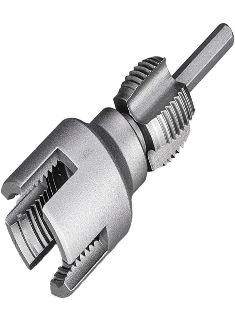 Water Pipe Threading Kit, Professional Plumbing Tool, 20mm+25mm Internal External Thread Cutting Tool for PPR PVC Pipes 1/2 Inch 3/4 Inch Integrated Die - Image 4