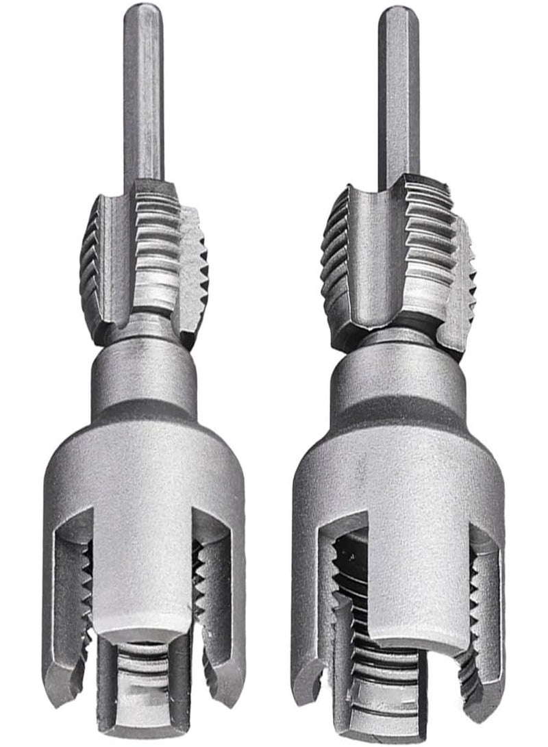 Water Pipe Threading Kit, Professional Plumbing Tool, 20mm+25mm Internal External Thread Cutting Tool for PPR PVC Pipes 1/2 Inch 3/4 Inch Integrated Die - Image 1
