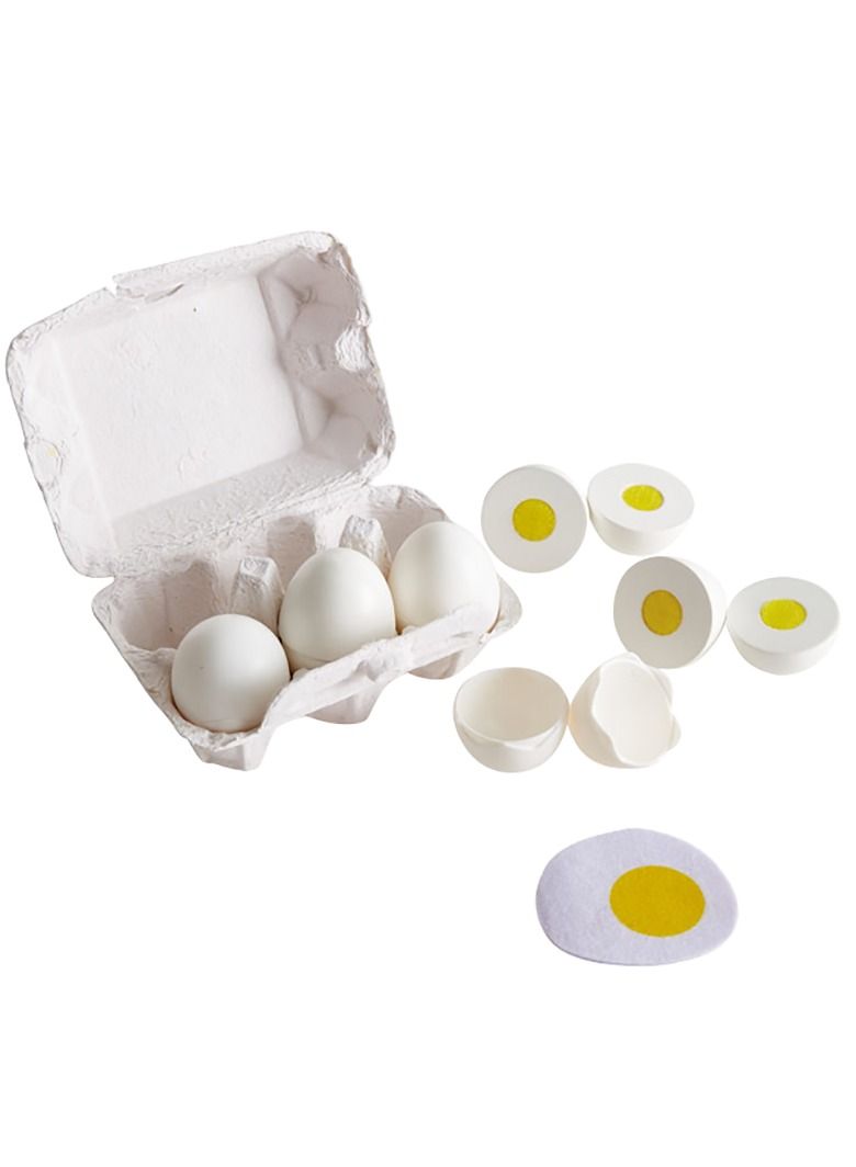 Hape مجموعة ألعاب المطبخ والطعام من كرتون البيض من هابي - Image 2