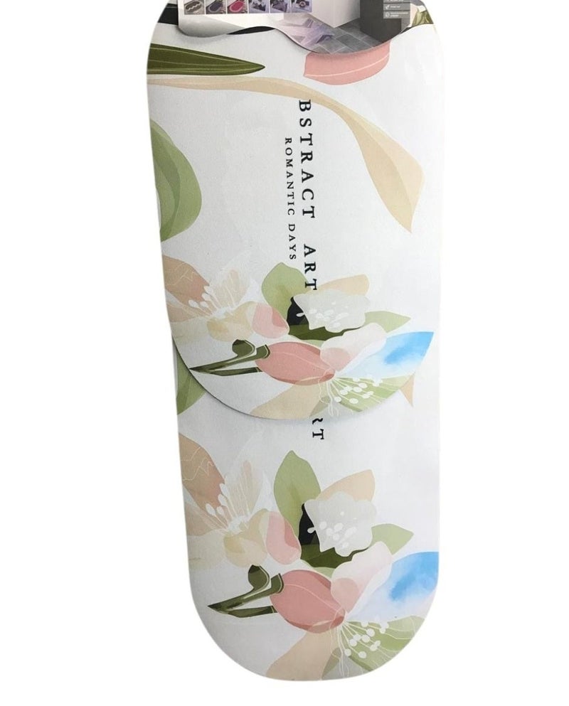 2-Piece Non-Slip Mat Set, Soft and Practical Floor Mats for Bathroom or Kitchen, Easy to Clean and Quick Dry - Image 1