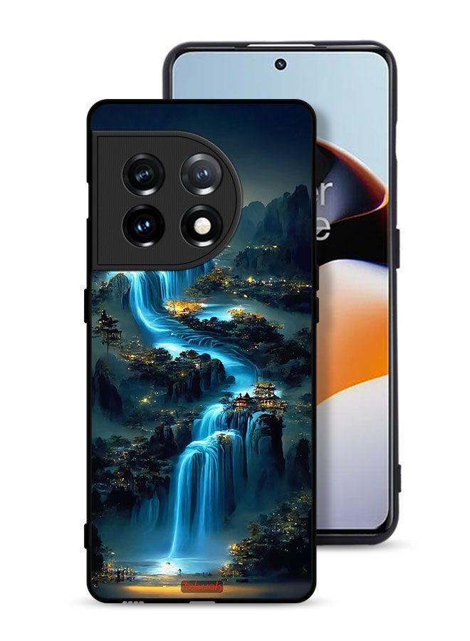 Tolwak غطاء حماية OnePlus 11 5G بفن الشلالات - Image 1