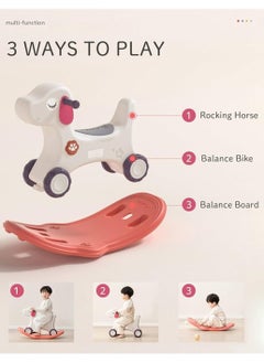 3 in-1 Kids Rocking Horse offers three modes car, rocking, ride-on, Infant Rocker Ride-on Toy for Kids 1-3 Years Old, Various Colors - pzsku/ZC3B645FADC10AE04631AZ/45/_/1734553888/bd2c293f-2bdf-44ed-80fc-9f195c733c5a