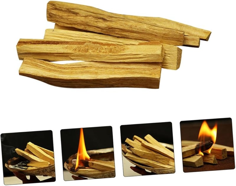 عصي البخور الخشبية الطبيعية سانتو 6 قطع لتخفيف التوتر والتأمل واليوجا - Image 5