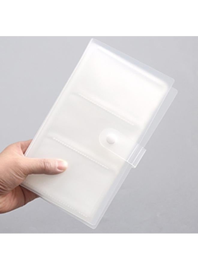 Transparent Business Card Holder 240 Slots Clear-Slots Clear Plastic Credit Card Holder Business ID Card Case Book Portable Business Card Binder File Sleeve Organizer Card Insert Replacement - Image 1