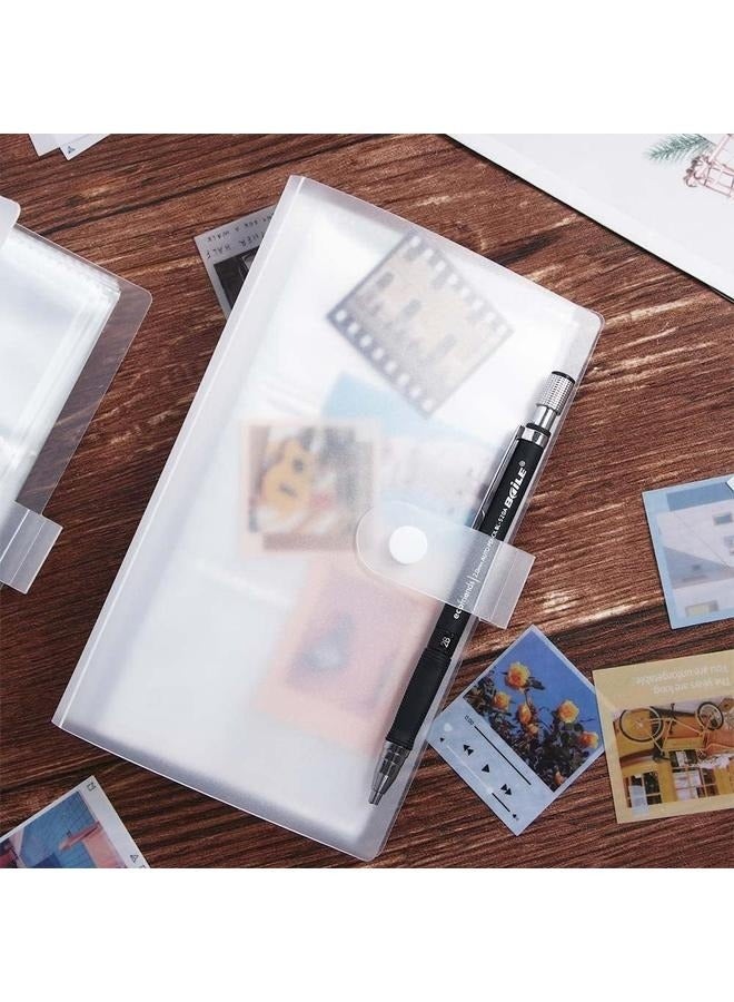 Transparent Business Card Holder 240 Slots Clear-Slots Clear Plastic Credit Card Holder Business ID Card Case Book Portable Business Card Binder File Sleeve Organizer Card Insert Replacement - Image 2