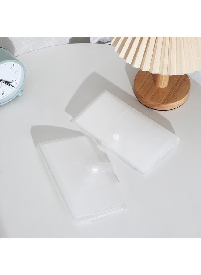 Transparent Business Card Holder 240 Slots Clear-Slots Clear Plastic Credit Card Holder Business ID Card Case Book Portable Business Card Binder File Sleeve Organizer Card Insert Replacement - Image 3