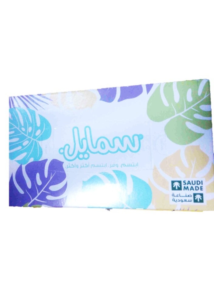 Smile Facial Tissues ,70Tissues, Assorted