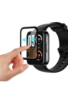 Generic Screen Protector for Realme Watch 3 Scratch Resistant 3D Total Coverage Bubble Free Pet HD Flexible Transparent Screen Protector Film  - Image 2