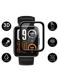 Generic Screen Protector for Realme Watch 3 Scratch Resistant 3D Total Coverage Bubble Free Pet HD Flexible Transparent Screen Protector Film  - Image 3