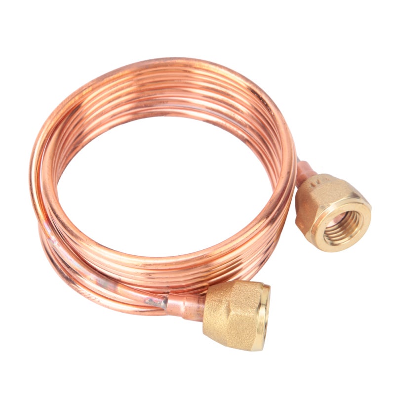 Hongsen Refrigerator Capillary Tube 900mm G1/4" Brass Connector - Anti-Corrosion Copper Tubing - Precision Threads for Refrigerator Air Conditioning Maintenance - Image 4