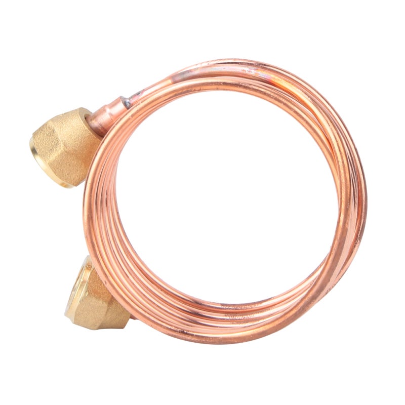 Hongsen Refrigerator Capillary Tube 900mm G1/4" Brass Connector - Anti-Corrosion Copper Tubing - Precision Threads for Refrigerator Air Conditioning Maintenance - Image 2