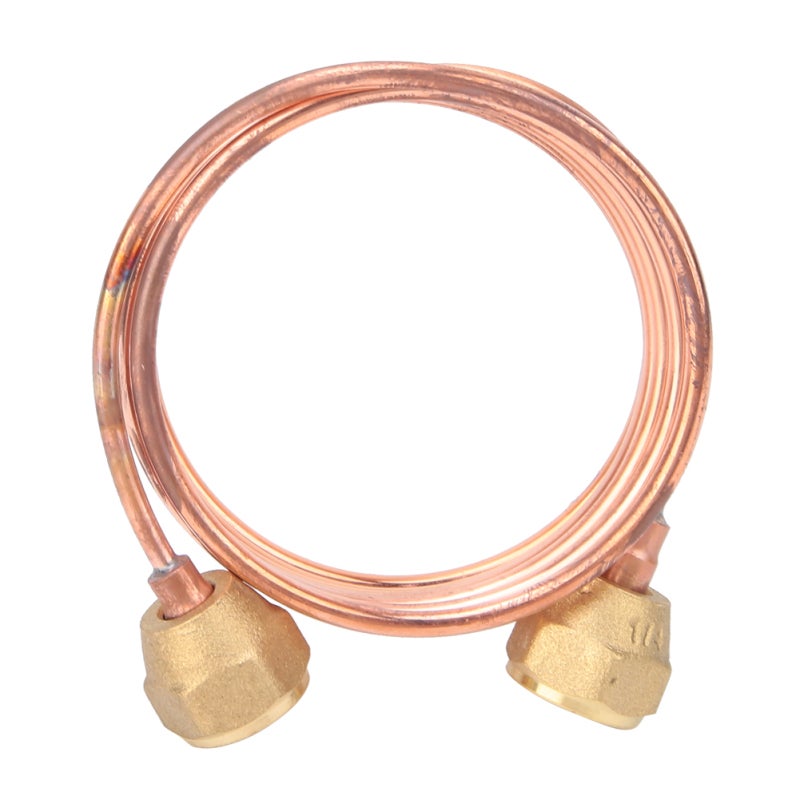 Hongsen Refrigerator Capillary Tube 900mm G1/4" Brass Connector - Anti-Corrosion Copper Tubing - Precision Threads for Refrigerator Air Conditioning Maintenance - Image 3