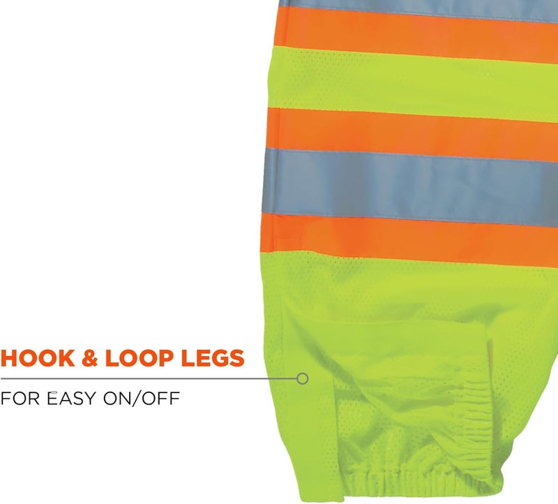 Ergodyne Ergodyne unisex adult Class Twotone Reflective Safety Pants Lime LargeXLarge - Image 5